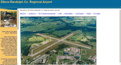 Desktop Screenshot of elkinsairport.com